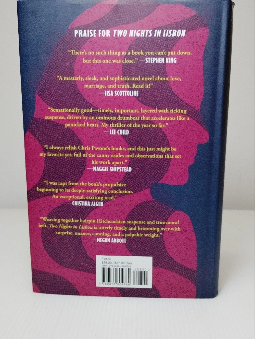 Two Nights in Lisbon by Chris Pavone - Hardcover *First Edition*